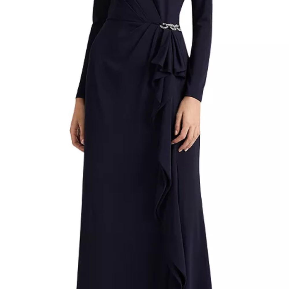 Ralph Lauren Black Long Sleeve Dress